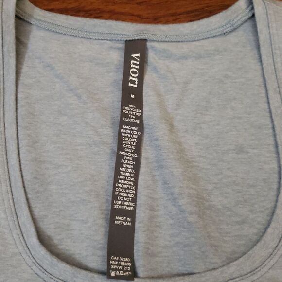 NWT Vuori Women's Blue Tank Top Size Medium - Picture 3 of 6